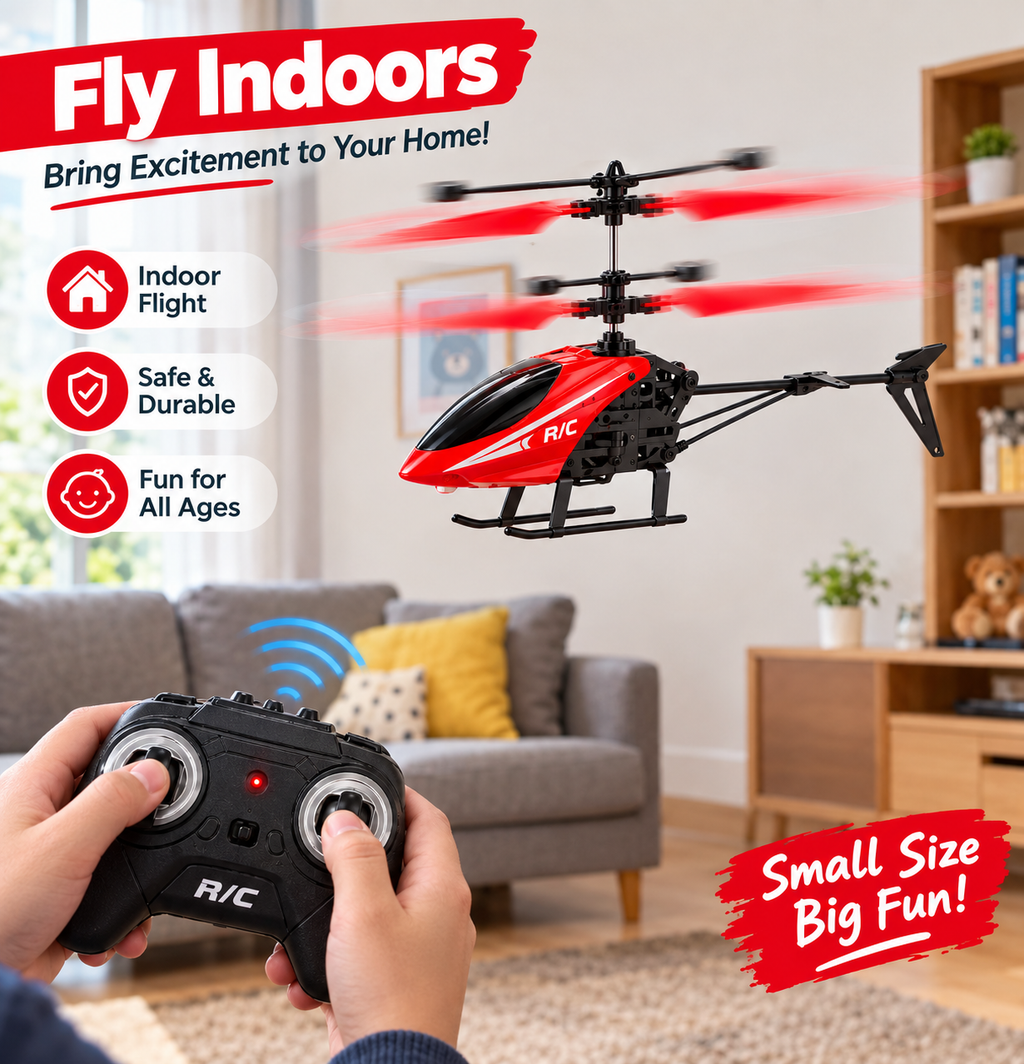 RC Helicopter Toy for Kids