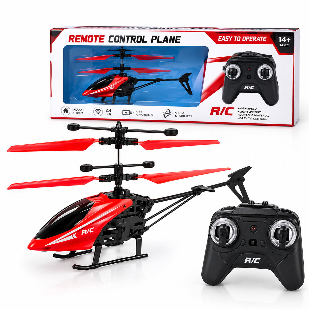 RC Helicopter Toy for Kids